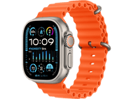 APPLE Watch Ultra 2 GPS + Cellular 49 mm Boîtier en titane, Bracelet Orange Ocean (MREH3NF/A)