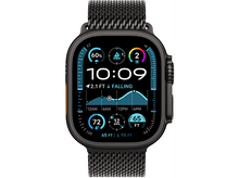 Charger l&#39;image dans la galerie, APPLE Watch Ultra 2 GPS + Cellular 49mm Black Titanium Milanese Loop Large Black Titanium Smartwatch Noir
