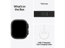 Charger l&#39;image dans la galerie, APPLE Watch Ultra 2 GPS + Cellular 49mm Black Trail Loop M/L Black Titanium
