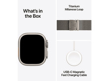 Charger l&#39;image dans la galerie, APPLE Watch Ultra 2 GPS + Cellular 49mm Natural Titanium Milanese Loop Large Natural Titanium
