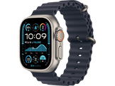 APPLE Watch Ultra 2 GPS + Cellular 49mm Navy Ocean Band Natural Titanium Smartwatch Navy Ocean