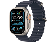 APPLE Watch Ultra 2 GPS + Cellular 49mm Navy Ocean Band Natural Titanium Smartwatch Navy Ocean