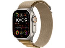 Charger l&#39;image dans la galerie, APPLE Watch Ultra 2 GPS + Cellular 49mm Tan Alpine Loop Medium Natural Titanium Smartwatch Tan
