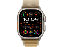 Charger l&#39;image dans la galerie, APPLE Watch Ultra 2 GPS + Cellular 49mm Tan Alpine Loop Small Natural Titanium Smartwatch Tan
