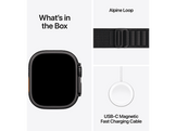 APPLE Watch Ultra 3 GPS + Cellular - 49mm Black Titanium Case - Black Alpine Loop - Large