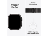 APPLE Watch Ultra 3 GPS + Cellular - 49mm Black Titanium Case - Black Titanium Milanese Loop - Small