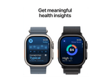 APPLE Watch Ultra 3 GPS + Cellular - 49mm Natural Titanium Case - Anchor Blue Ocean Band