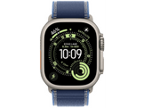 APPLE Watch Ultra 3 GPS + Cellular - 49mm Natural Titanium Case - Blue/Bright Blue Trail Loop - S/M