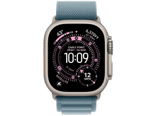 Charger l&#39;image dans la galerie, APPLE Watch Ultra 3 GPS + Cellular - 49mm Natural Titanium Case - Light Blue Alpine Loop - Medium
