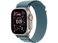 APPLE Watch Ultra 3 GPS + Cellular - 49mm Natural Titanium Case - Light Blue Alpine Loop - Small