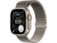 APPLE Watch Ultra 3 GPS + Cellular - 49mm Natural Titanium Case - Natural Titanium Milanese Loop - Large