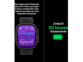 APPLE Watch Ultra 4 GPS + Cellulaire 49mm Boîtier en titane Naturel - Boucle Alpine Désert - S