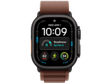 APPLE Watch Ultra 4 GPS + Cellulaire 49mm Boîtier en titane Noir - Boucle Alpine Bordeaux - L