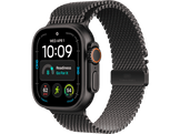 APPLE Watch Ultra 4 GPS + Cellulaire 49mm Boîtier en titane Noir - Bracelet Milanais en titane Noir - L