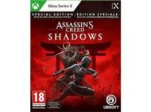 Charger l&#39;image dans la galerie, Jaquette du jeu Assassin&#39;s Creed Shadows. Un guerrier affronte un ninja devant une porte rouge.
