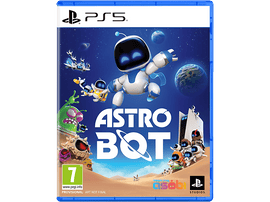 Boîte de jeu Astro Bot. Avec Astro Bot dans l