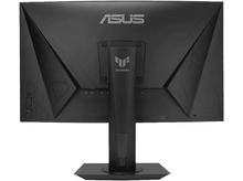 Charger l&#39;image dans la galerie, Vue arrière d&#39;un écran d&#39;ordinateur noir avec les logos ASUS et TUF.
