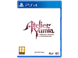 Boîtier de jeu PS4 pour Atelier Ryza, titre bordeaux sur fond blanc, boîtier bleu.