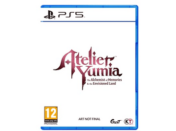 Une boîte de jeu PlayStation 5. La couverture présente le titre 'Atelier Ryza' avec une palette de couleurs rouge et blanc.