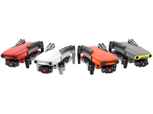 Charger l&#39;image dans la galerie, Drones de différentes couleurs : rouge, blanc, orange et gris. Chacun a des caméras et des hélices.
