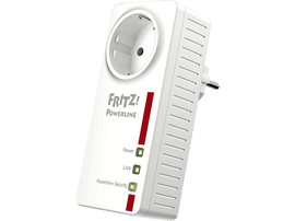 Adaptateur CPL blanc avec voyants d