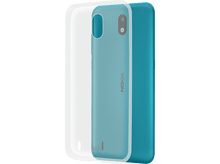 Charger l&#39;image dans la galerie, Coque de téléphone : couleurs blanc, bleu et sarcelle, avec un logo Nokia.
