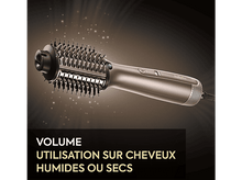 Charger l&#39;image dans la galerie, Brosse coiffante avec texte &#39;VOLUME UTILISATION SUR CHEVEUX HUMIDES OU SECS&#39;.
