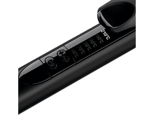 Charger l&#39;image dans la galerie, Lisseur de cheveux noir avec réglages de température de 60°C à 210°C et boutons de contrôle.
