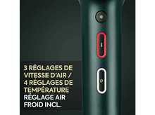 Charger l&#39;image dans la galerie, Un styler capillaire avec trois réglages de vitesse de l&#39;air et quatre de température.
