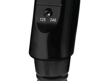 Charger l&#39;image dans la galerie, Article en plastique noir avec les chiffres 125 et 240.
