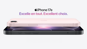 Petite bannière menant à la page Précommandez l'iPhone 17e