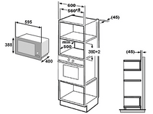 Charger l&#39;image dans la galerie, BEKO Micro-ondes encastrable (BMGB25332BG)
