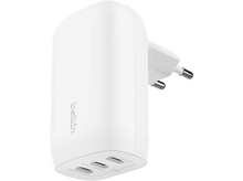 Charger l&#39;image dans la galerie, BELKIN Adaptateur secteur Boostcharge 3-Port 67W USB-C 100W Blanc (WCC002vf2MWH-B6)
