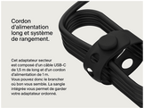 BELKIN Adaptateur secteur USB-C GaN Power 100W Noir (INC016glBK) Chargeur USB-C