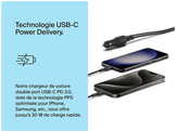 BELKIN Adaptateur voiture Boostcharge 42W Dual USB-C/USB-A Noir (CCB005btBK)
