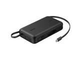 BELKIN BoostCharge 20 000 mAh – 45 W PD – Avec écran et câble intégré (USB-A + USB-C)