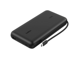BELKIN BoostCharge 25 000 mAh – 140 W PD – Avec écran et câble intégré (USB-A + USB-C)