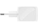 BELKIN BoostCharge Pro Chargeur rapide 50W avec 2 ports USB-C, câble USB-C de 1 m inclus - Blanc