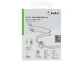 BELKIN BoostCharge USB-C vers USB-C 2.0 en silicone tressé 2 m Blanc