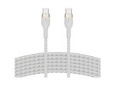 BELKIN BoostCharge USB-C vers USB-C 2.0 en silicone tressé 3 m Blanc