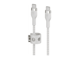 BELKIN BoostCharge USB-C vers USB-C 2.0 en silicone tressé 3 m Blanc