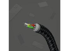 Charger l&#39;image dans la galerie, BELKIN Câble BoostCharge USB-C vers USB-C 2.0 tressé en silicone (2 m), noir
