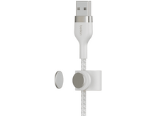 Charger l&#39;image dans la galerie, BELKIN Câble USB-A/Lightning Boost Charge Pro Flex 1 m Blanc (CAA010BT1MWH)
