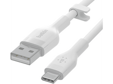 Charger l&#39;image dans la galerie, BELKIN Câble USB-A vers USB-C Boost Charge Flex 1 m Blanc (CAB008BT1MWH)
