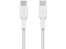 Charger l&#39;image dans la galerie, BELKIN Câble USB-C BoostCharge 2 m Blanc 2 pièces (CAB004BT2MWH2PK)
