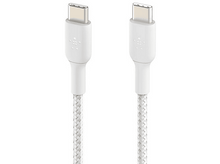 Charger l&#39;image dans la galerie, BELKIN Câble USB-C BoostCharge 2 m Blanc 2 pièces (CAB004BT2MWH2PK)
