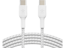 Charger l&#39;image dans la galerie, BELKIN Câble USB-C BoostCharge 2 m Blanc 2 pièces (CAB004BT2MWH2PK)
