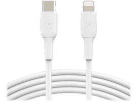 BELKIN Câble USB - Lightning 1 m Blanc (CAA003bt1MWH)