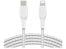 Charger l&#39;image dans la galerie, BELKIN Câble USB - Lightning 1 m torsadé Blanc (CAA004bt1MWH)
