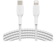 BELKIN Câble USB - Lightning 1 m torsadé Blanc (CAA004bt1MWH)